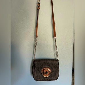 Michael Kors Leather Crossbody Bag